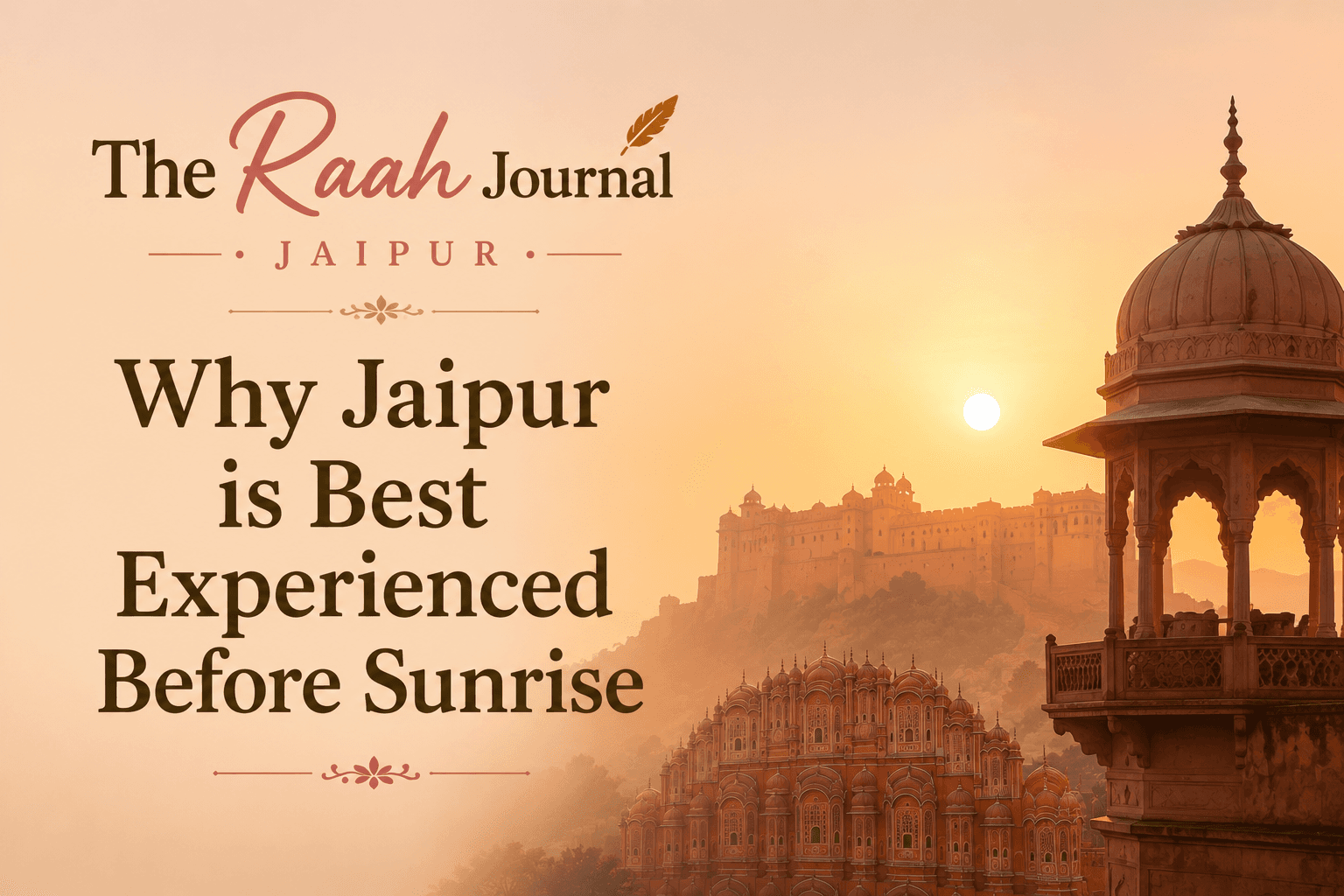 Why Jaipur is Best Experienced Before Sunrise