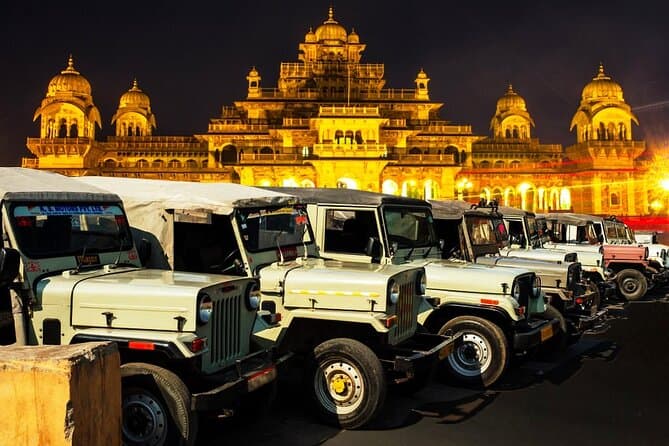 Open jeep night tour Jaipur