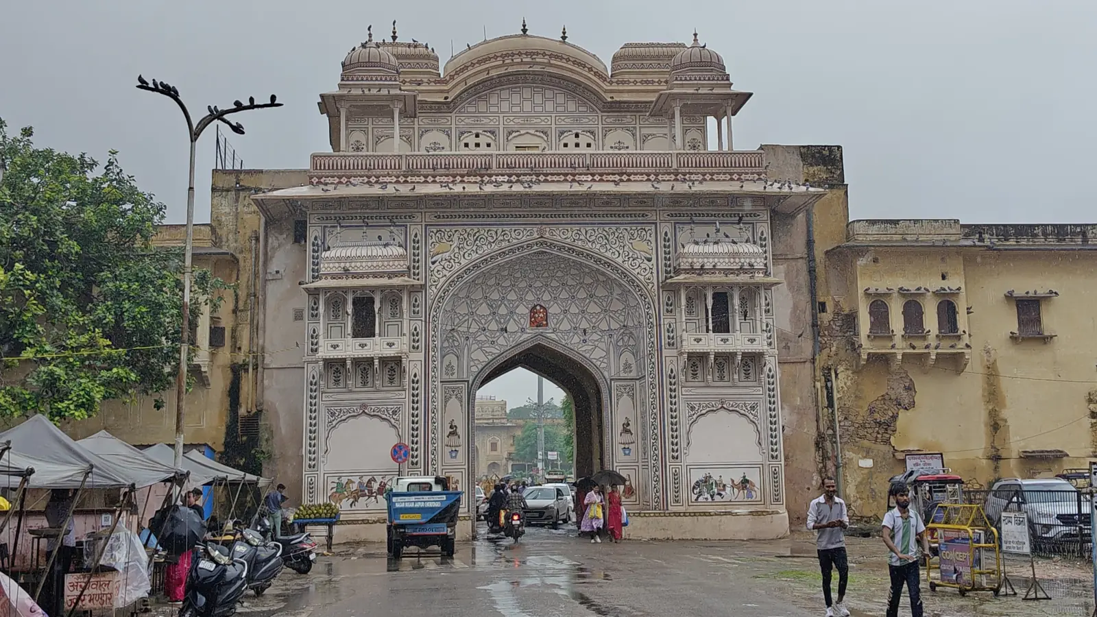 Historic gateway into Jaipur's walled old city